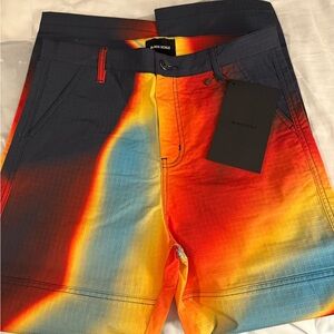 Black Scale Dark Tone pants